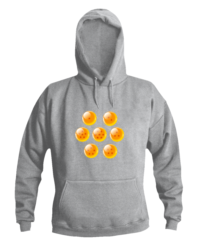 Džemperis Dragon Ball Kamuoliai Džemperis Dragon Ball Kamuoliai